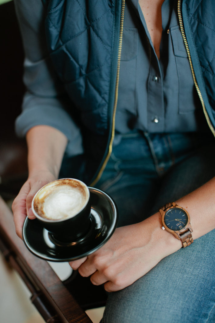 Frankie Zebrawood Navy Jord Watches