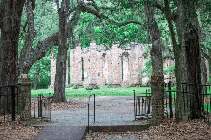 Old Sheldon Church ruins georgia