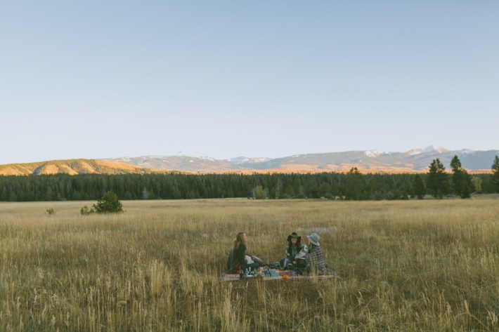 Elk Bugling Picnic in Grand Teton National Park at White Grass Ranch