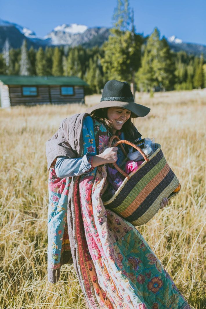 Jackson Hole Blogger Meagan shares a Picnic with friends in Grand Teton National Park to listen to Elk Bugle