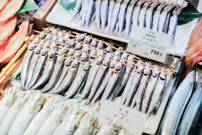 Isetan Shinjuku Fish Department in Tokyo, Japan