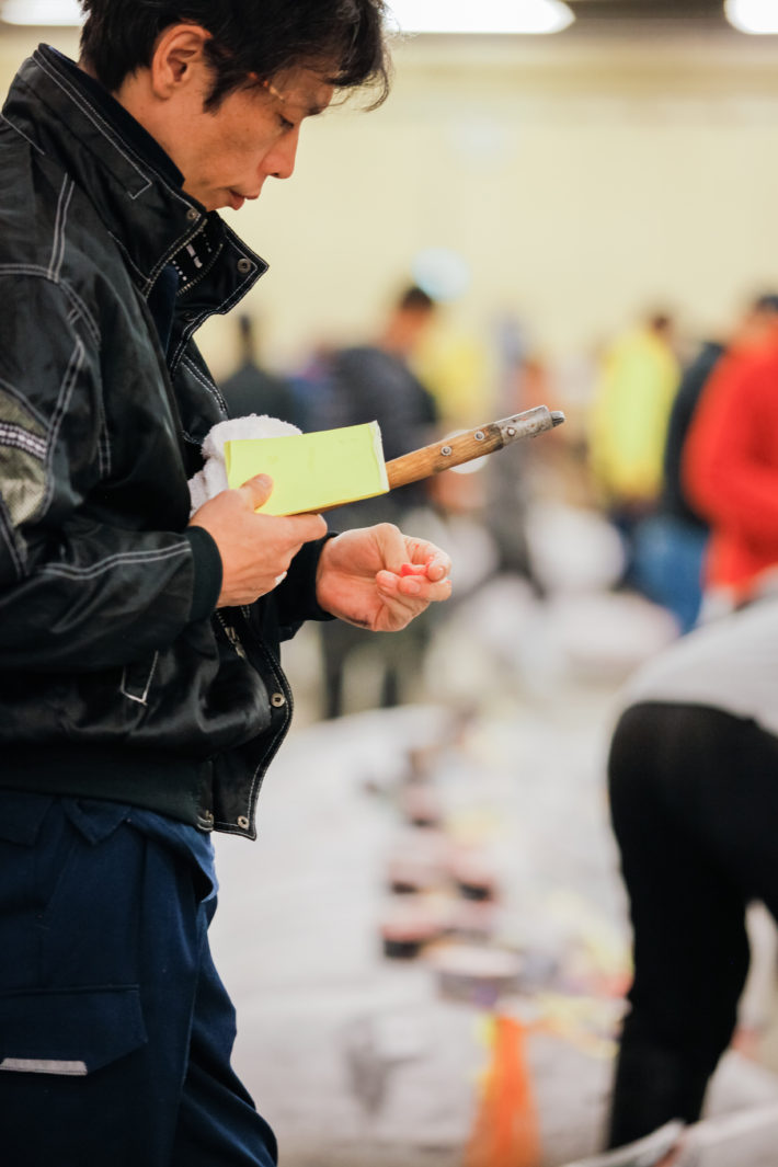 Tsukiji Fish Market Auction in Tokyo