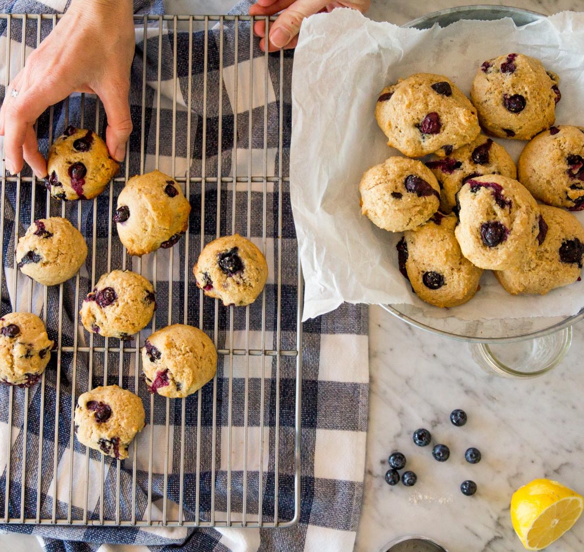 Egg Free Blueberry Muffin Top Cookies at High Altitude in Jackson Hole