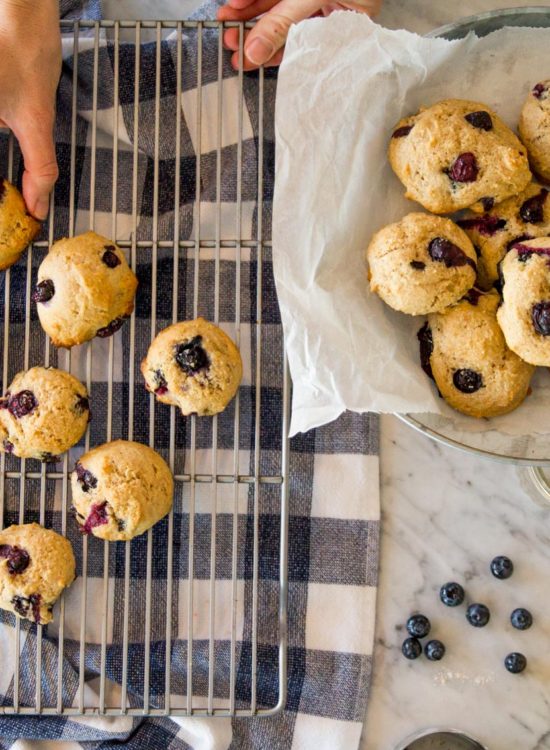 Egg Free Blueberry Muffin Top Cookies at High Altitude in Jackson Hole