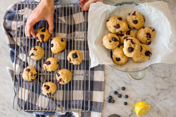 Egg Free Blueberry Muffin Top Cookies at High Altitude in Jackson Hole