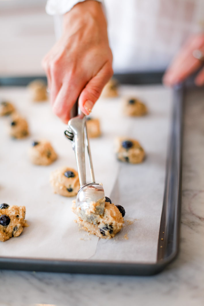 Egg Free Blueberry Muffin Top Cookies at High Altitude in Jackson Hole