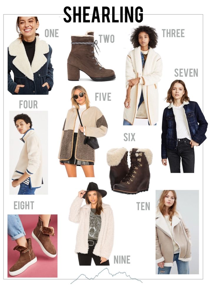 Shop Shearling Trends from Jackson Hole Blogger