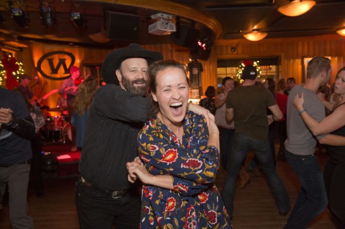 The Wort Hotel Dancing in Jackson Hole, Wyoming