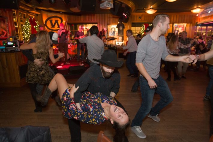 The Wort Hotel Dancing in Jackson Hole, Wyoming