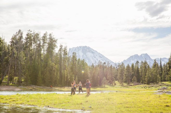 Camping in Grand Teton National Park on Elk Island with Jackson Hole blogger