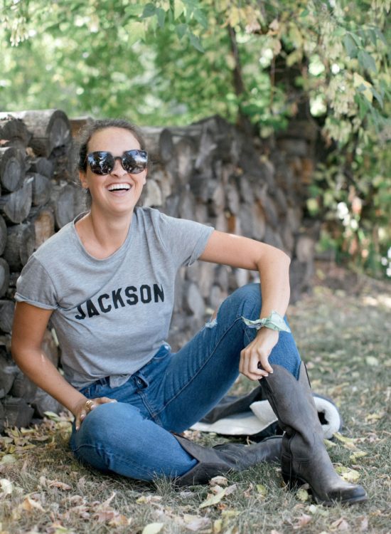 Levi's Cropped Wedgie Jackson Hole Blogger