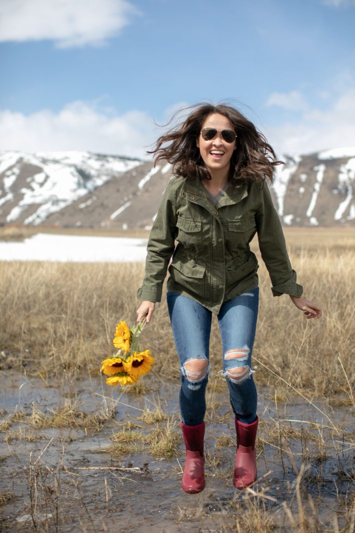 Mountain Blogger wears Muckboots in Wyoming