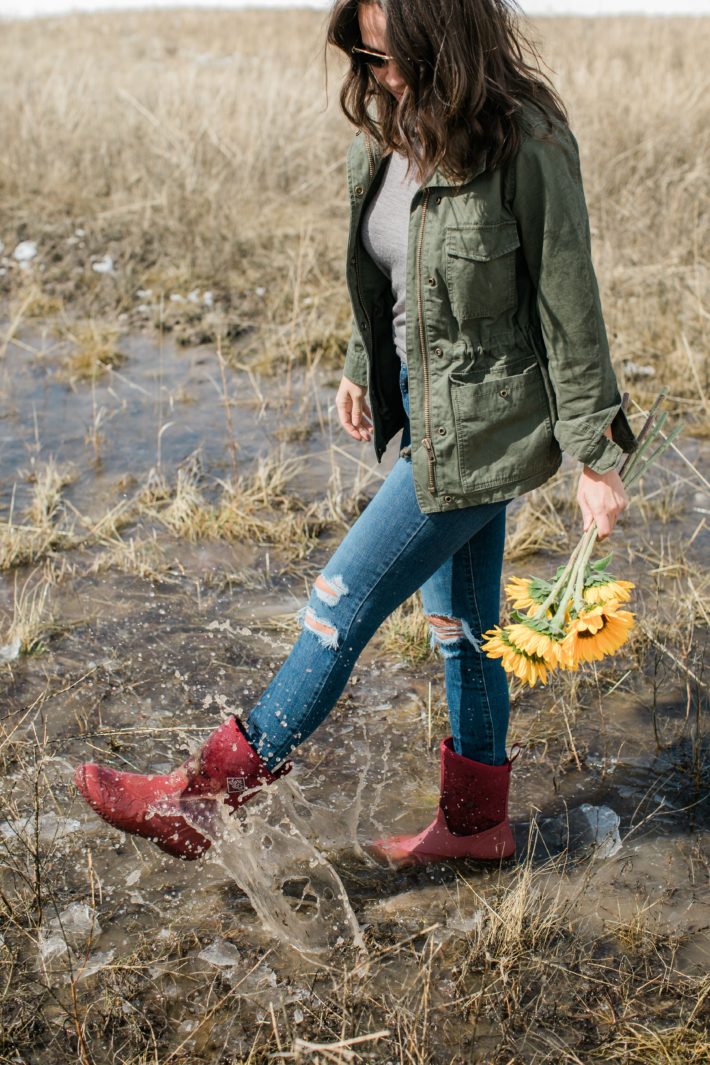 Mountain Blogger wears Muckboots in Wyoming