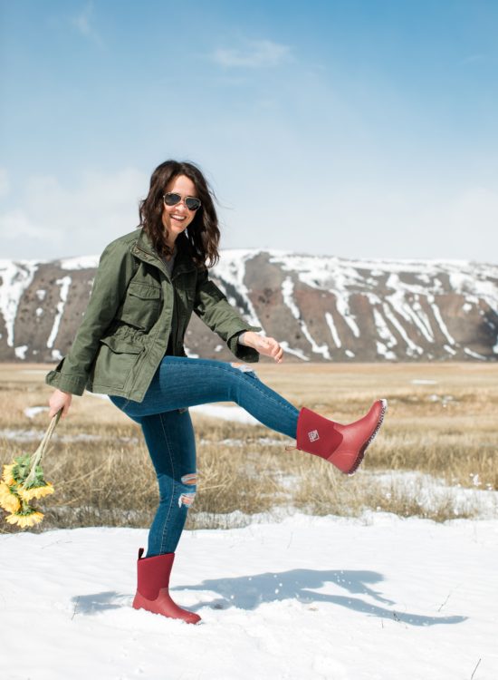 Mountain Blogger wears Muckboots in Wyoming