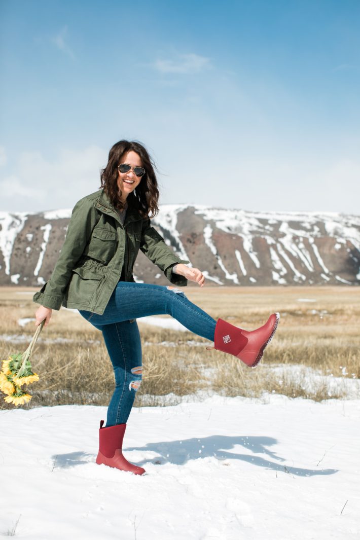 Mountain Blogger wears Muckboots in Wyoming