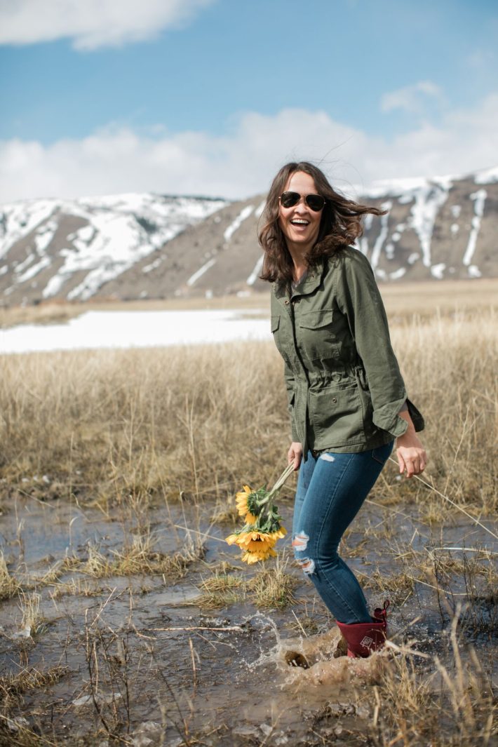 Mountain Blogger wears Muckboots in Wyoming