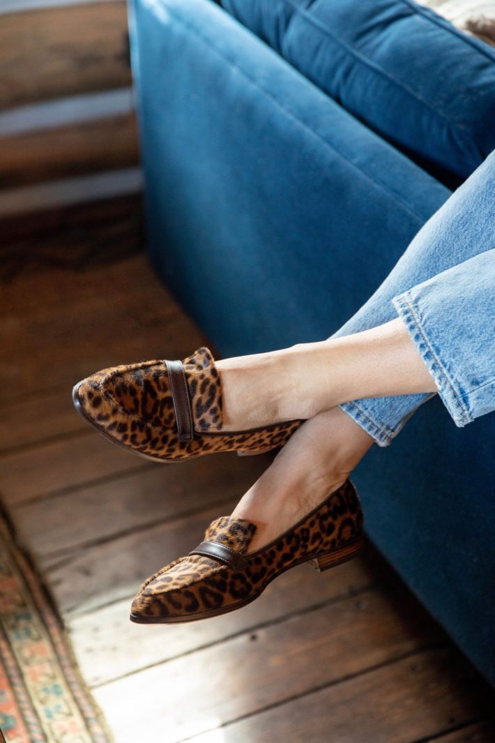 Sarah Flint Alysia x Gravati leopard loafers