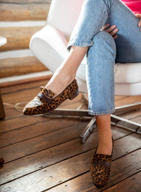 Sarah Flint Alysia x Gravati leopard loafers