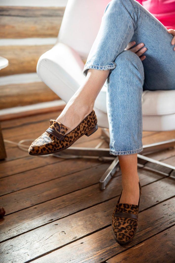 Sarah Flint Alysia x Gravati leopard loafers