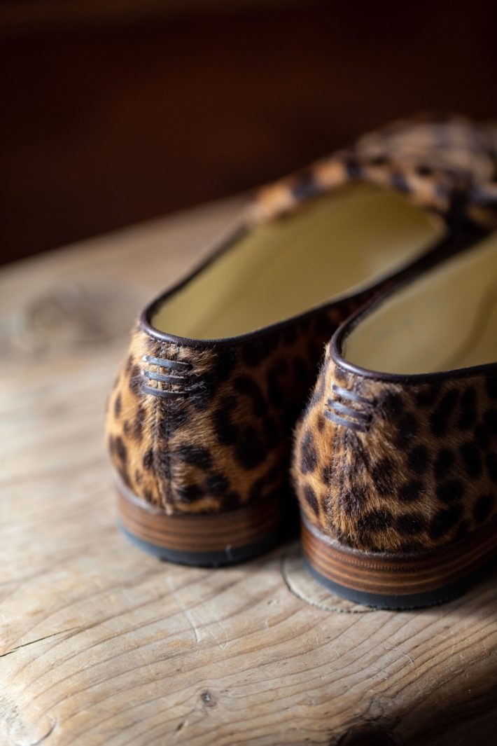 Details of Sarah Flint Alysia x Gravati leopard loafers