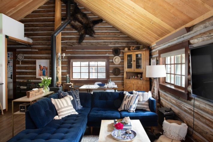 chic mountain cabin decor