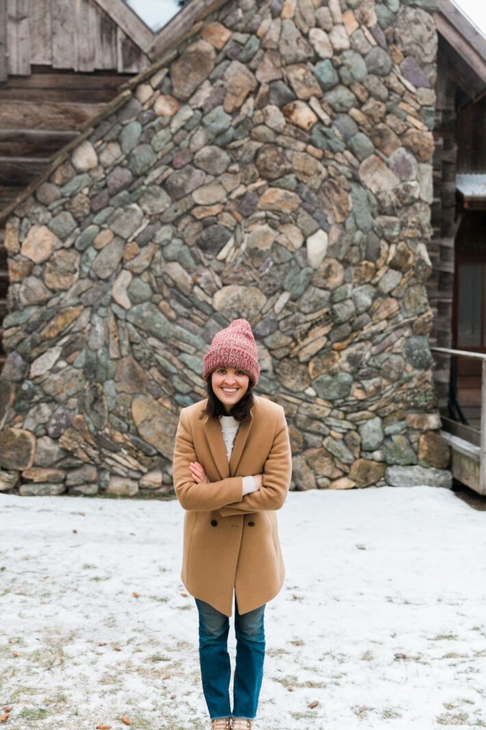 sezane johnson wool coat