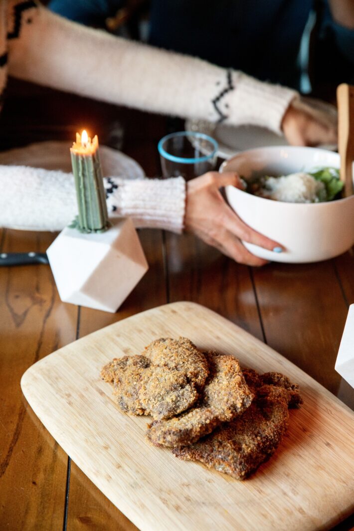 jackson hole blogger cooks in log cabin kitchen