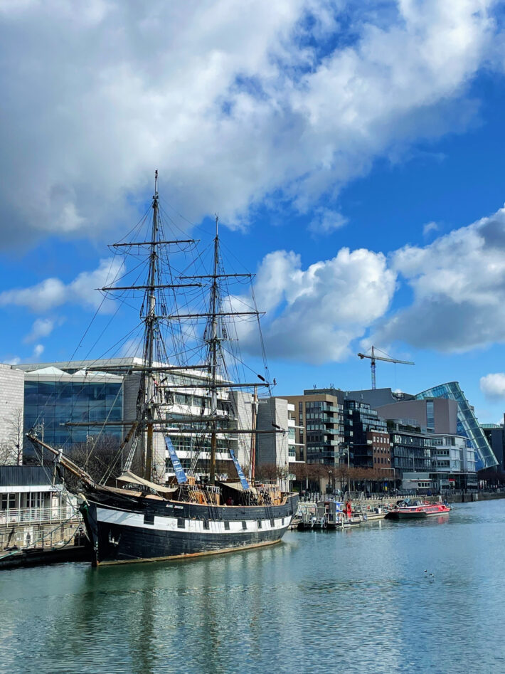 ship in Dublin Ireland port