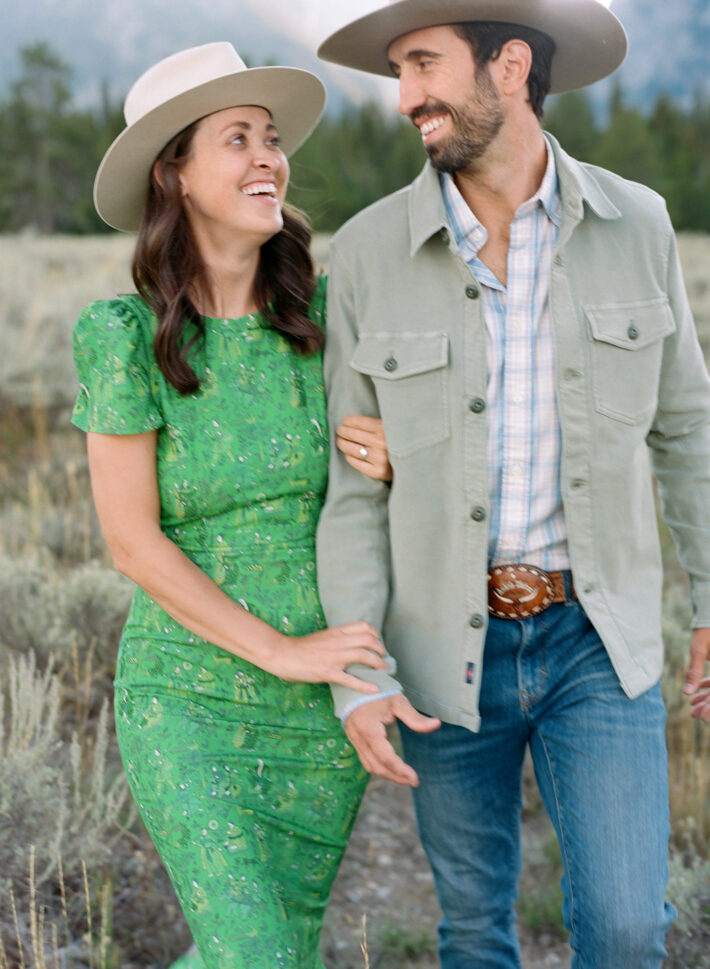 Jackson Hole Influencer Engagement Photos Grand Teton National Park