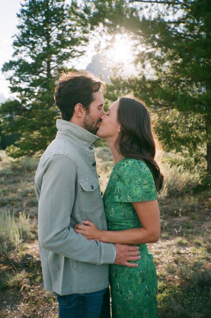 Jackson Hole Influencer Engagement Photos Grand Teton National Park