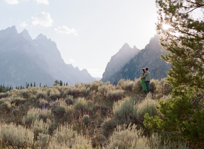 Jackson Hole Influencer Engagement Photos Grand Teton National Park