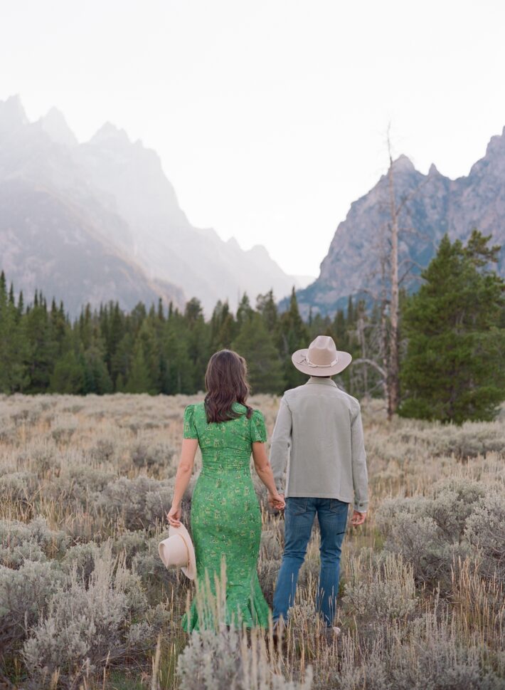 Jackson Hole Influencer Engagement Photos Grand Teton National Park