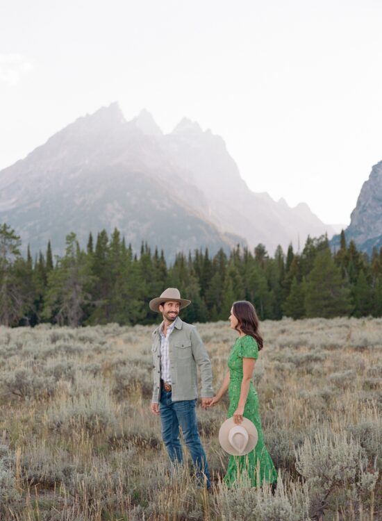 Jackson Hole Influencer Engagement Photos Grand Teton National Park