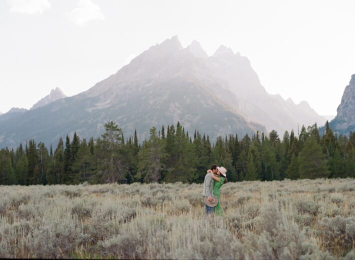 Jackson Hole Influencer Engagement Photos Grand Teton National Park