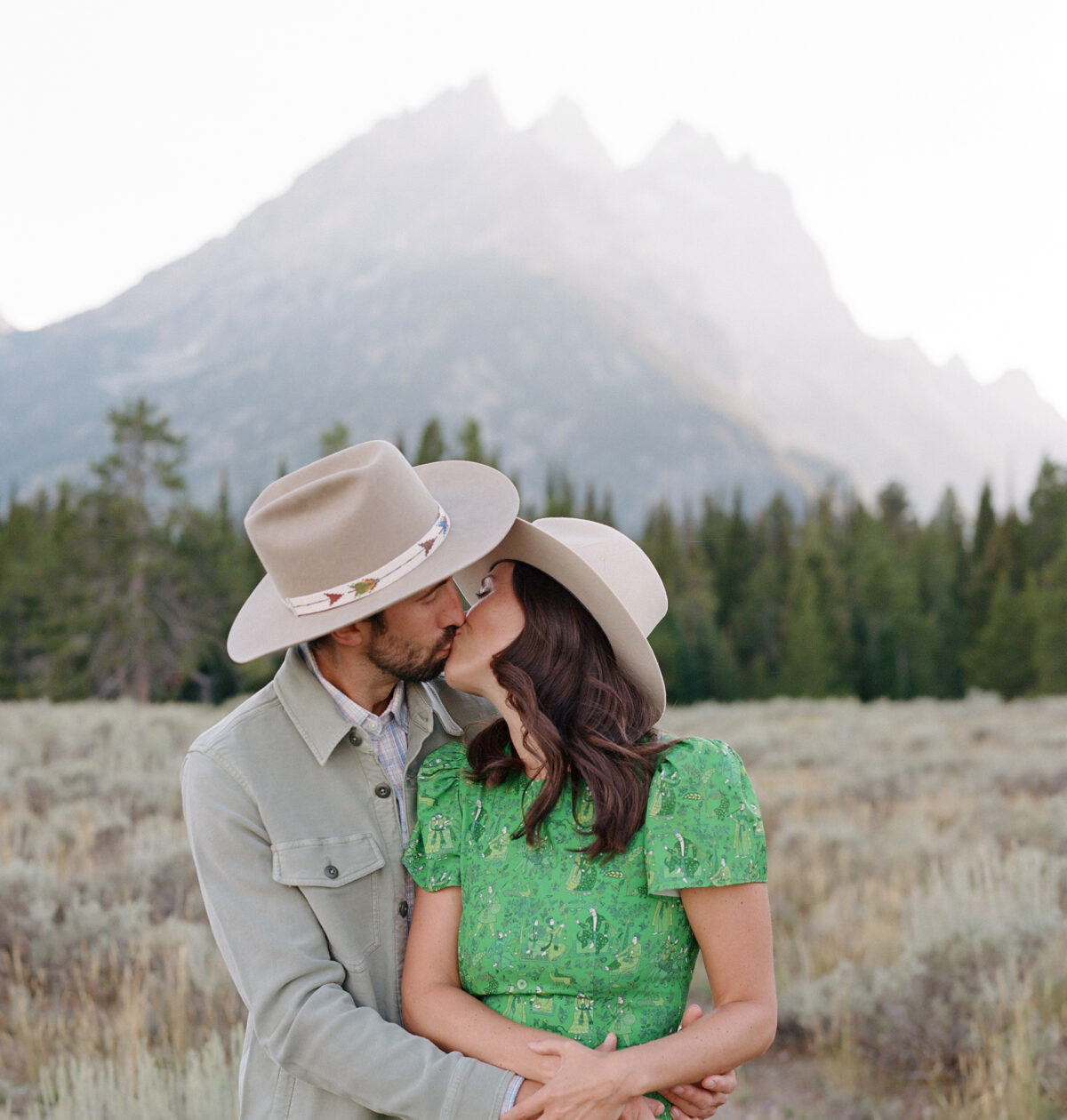 Jackson Hole Influencer Engagement Photos Grand Teton National Park