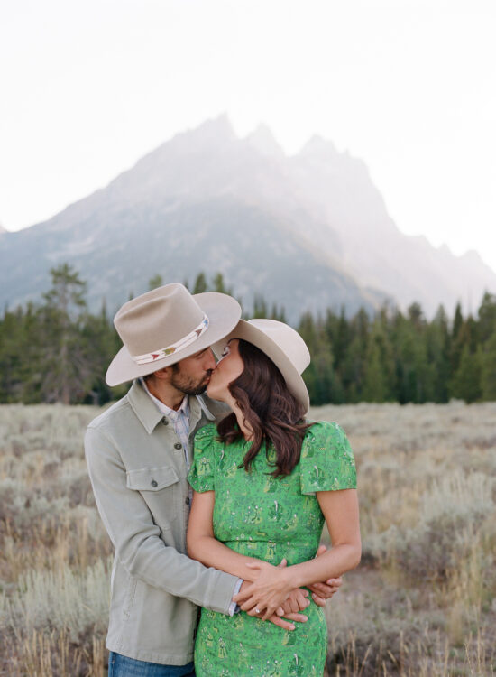 Jackson Hole Influencer Engagement Photos Grand Teton National Park