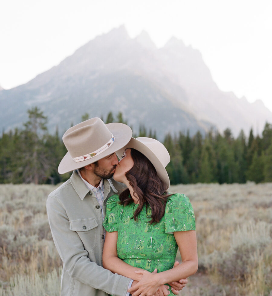 Jackson Hole Influencer Engagement Photos Grand Teton National Park